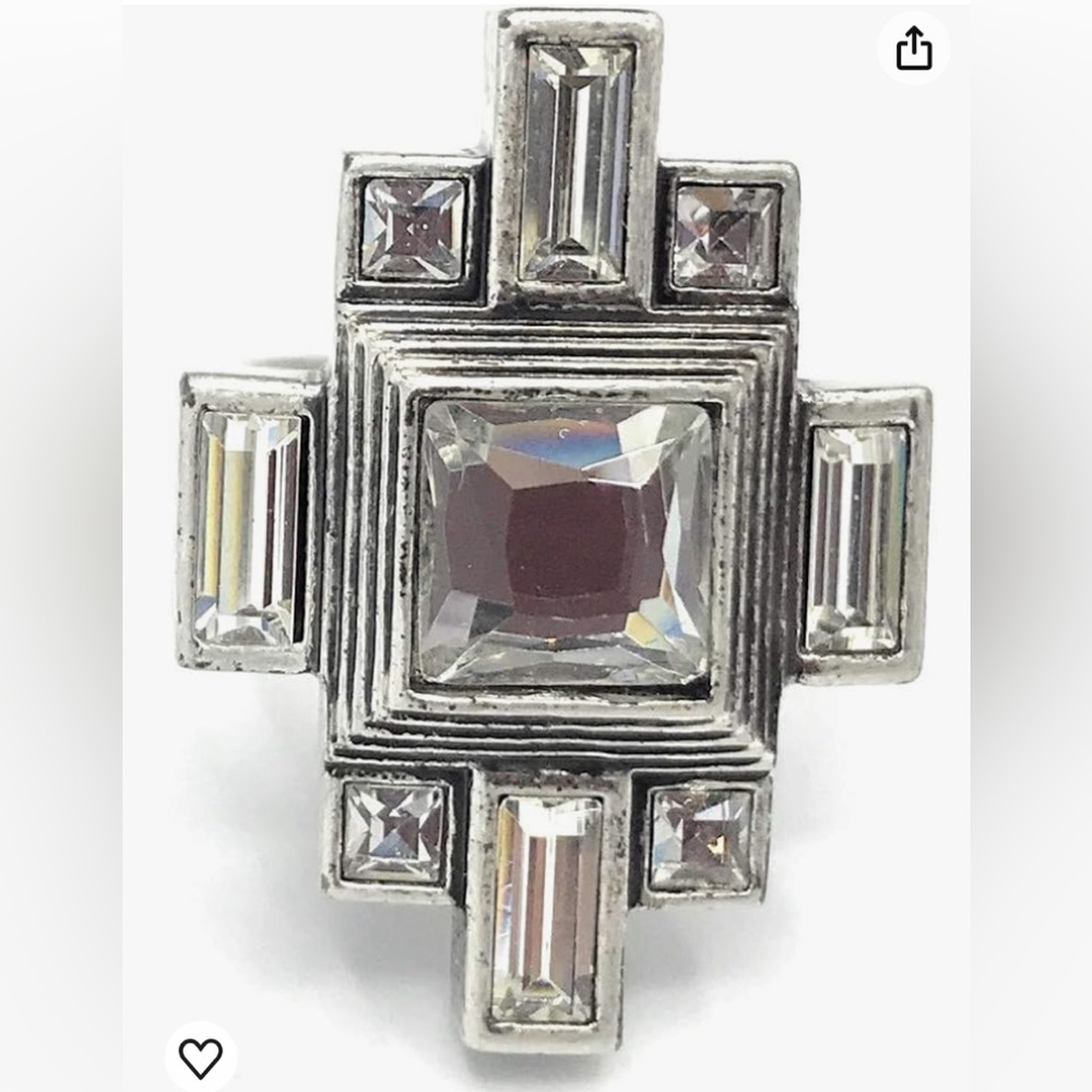 NWT Lia Sophia Undercover Ring Size 7